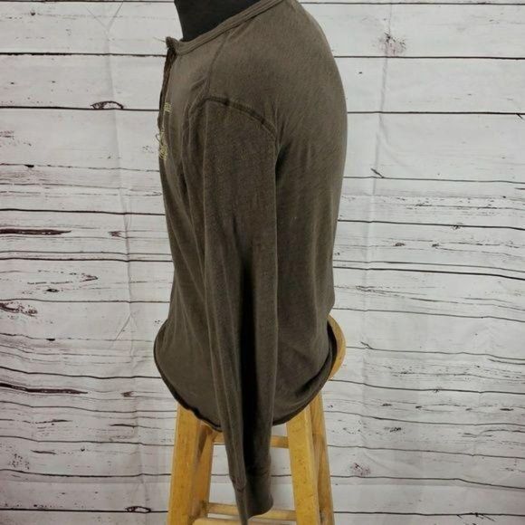 Aeropostale Men's Distressed Long Sleeve Pullover Thermal Shirt Size Small - Picture 5 of 8